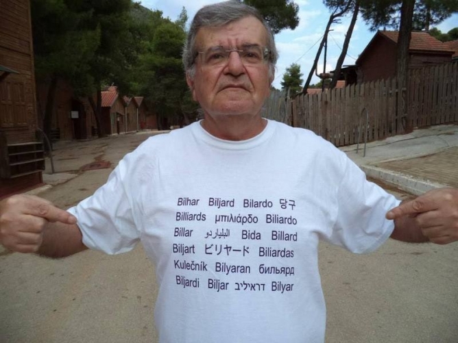 Jorge Bastos (73): bilardo hayranı ve bilardocuların dostu